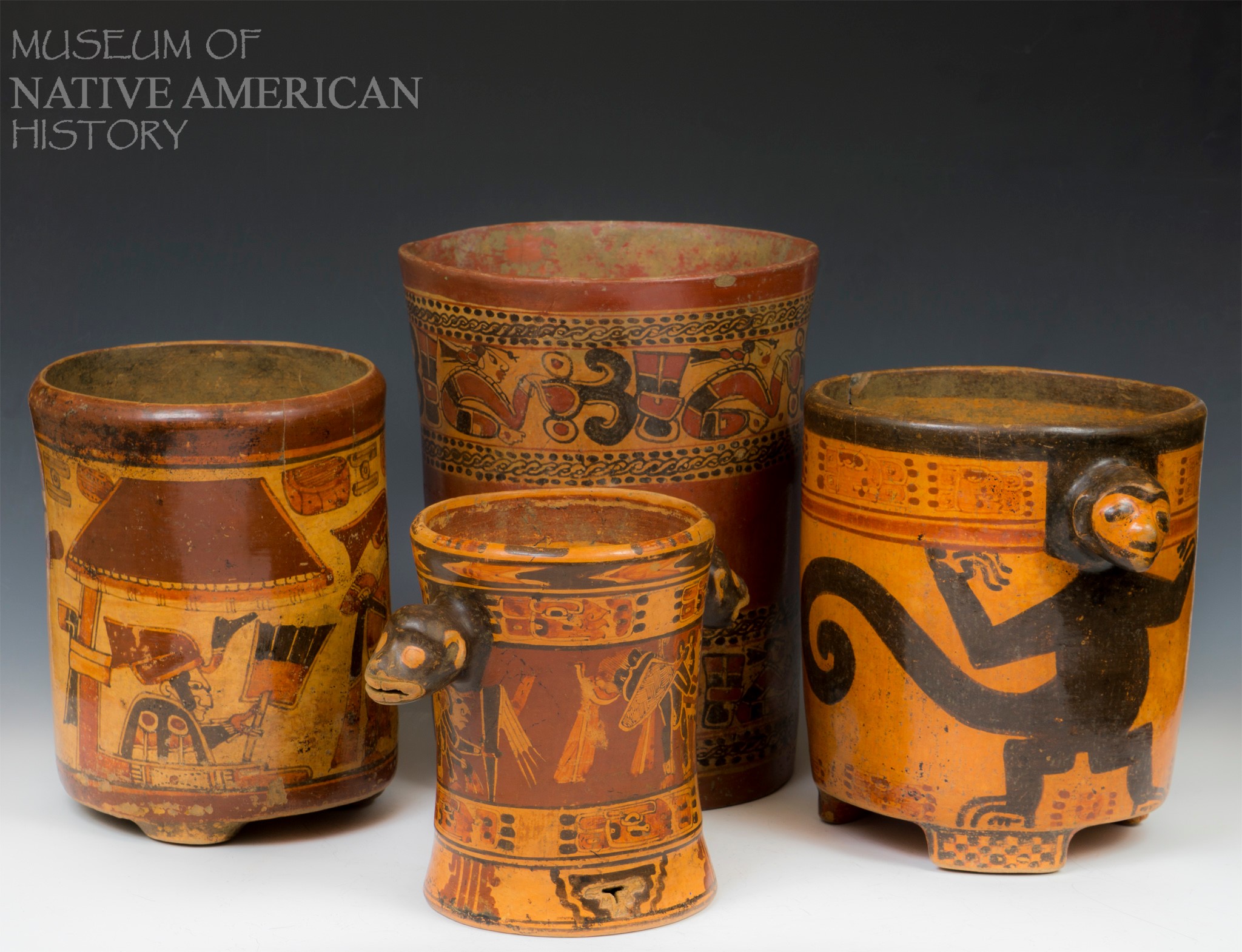 MONAH Mayan Cylinder Vessels MONAH Mayan Cylinder Vessels