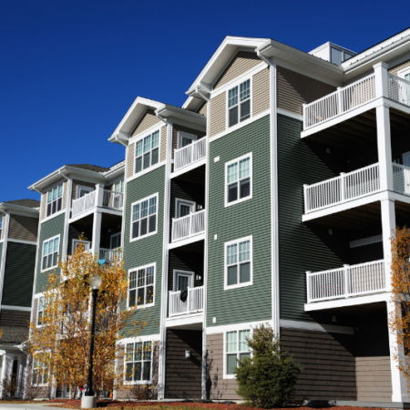 Apartment building exterior