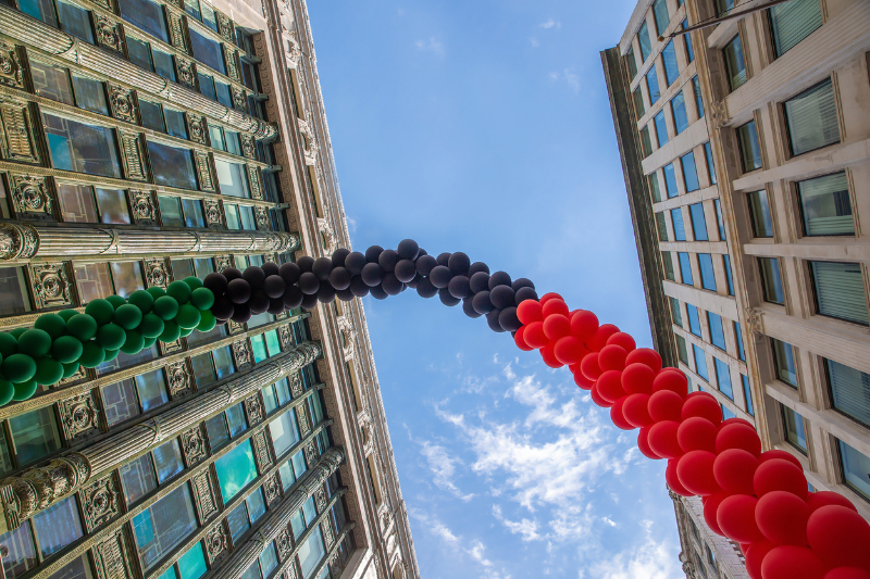 celebrating juneteenth balloons